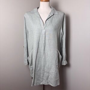 Women's Light Gray Tunic Top